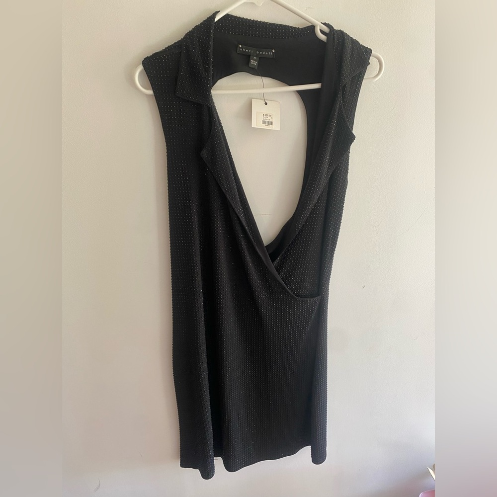 Sherri Bodell black Rhinestone Dress